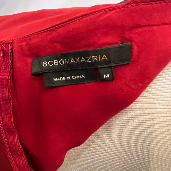 Satin red halter top - Picture 3 of 3